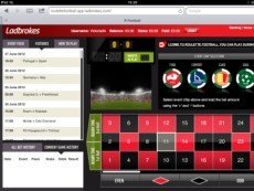 Скриншот сервиса Roulette Football на сайте Ladbrokes