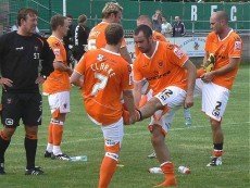 На тренировке 'Блэкпула'