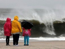 Во время урагана 'Сэнди'