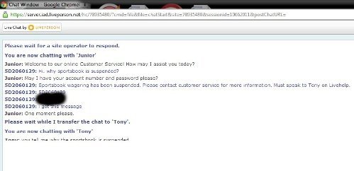 Тони Уильямс из 5Dimes 