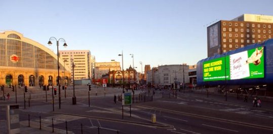 Новую рекламу Paddy Power разместил в центре Ливерпуля