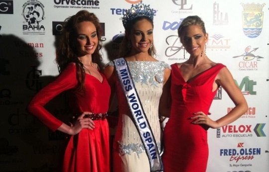 Мисс Испания и финалистки национального конкурса