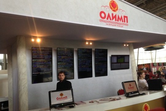 Стенд БК «Олимп» на Russian Gaming Week
