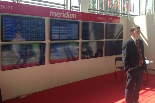 Стенд MeridianBet на RGW-2014
