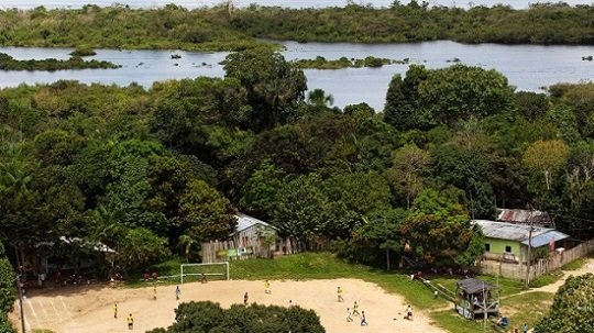 Уровень воды в реке Амазонка резко возрос