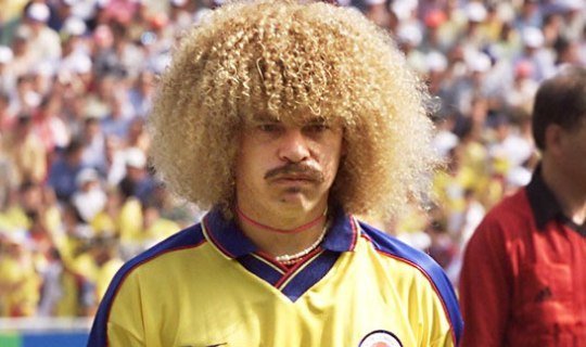 Вальдеррама запомнился не только благодаря прическе