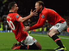 Уэйн Руни и Робин ван Перси считаются фаворитами в борьбе за звание лучшего бомбардира команды