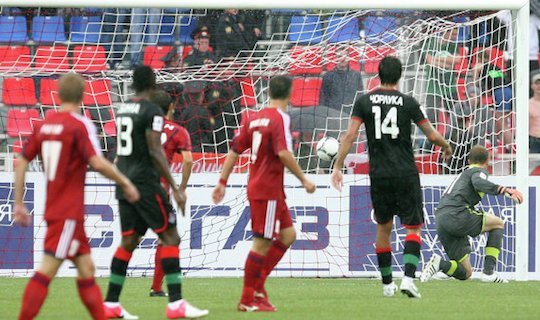 После семи матчей «Локомотив» занимает 9 место в турнирной таблице РФПЛ