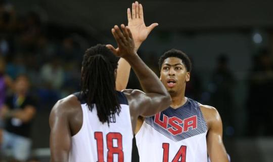 Со своим главным конкурентом - Испанией - сборная США по баскетболу может встретиться не раньше финала