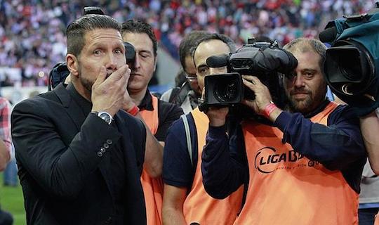 Диего Симеоне не смог сдержать слез, вернувшись на «Висенте Кальдерон» после дисквалификации