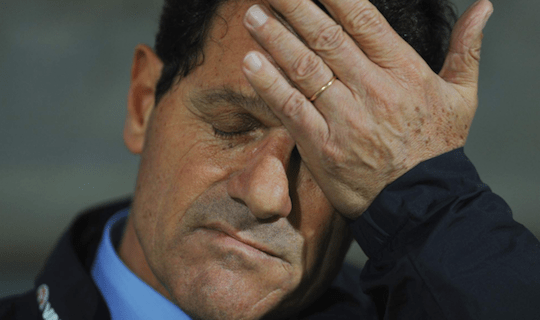 Зарплату Капелло не платят, сборная проигрывает…