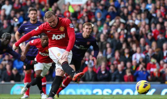 Руни умеет забивать "Арсеналу"