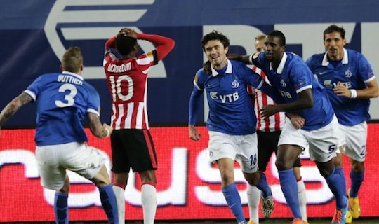 Гол Жиркова принес победу динамовцам в первом матче с ПСВ