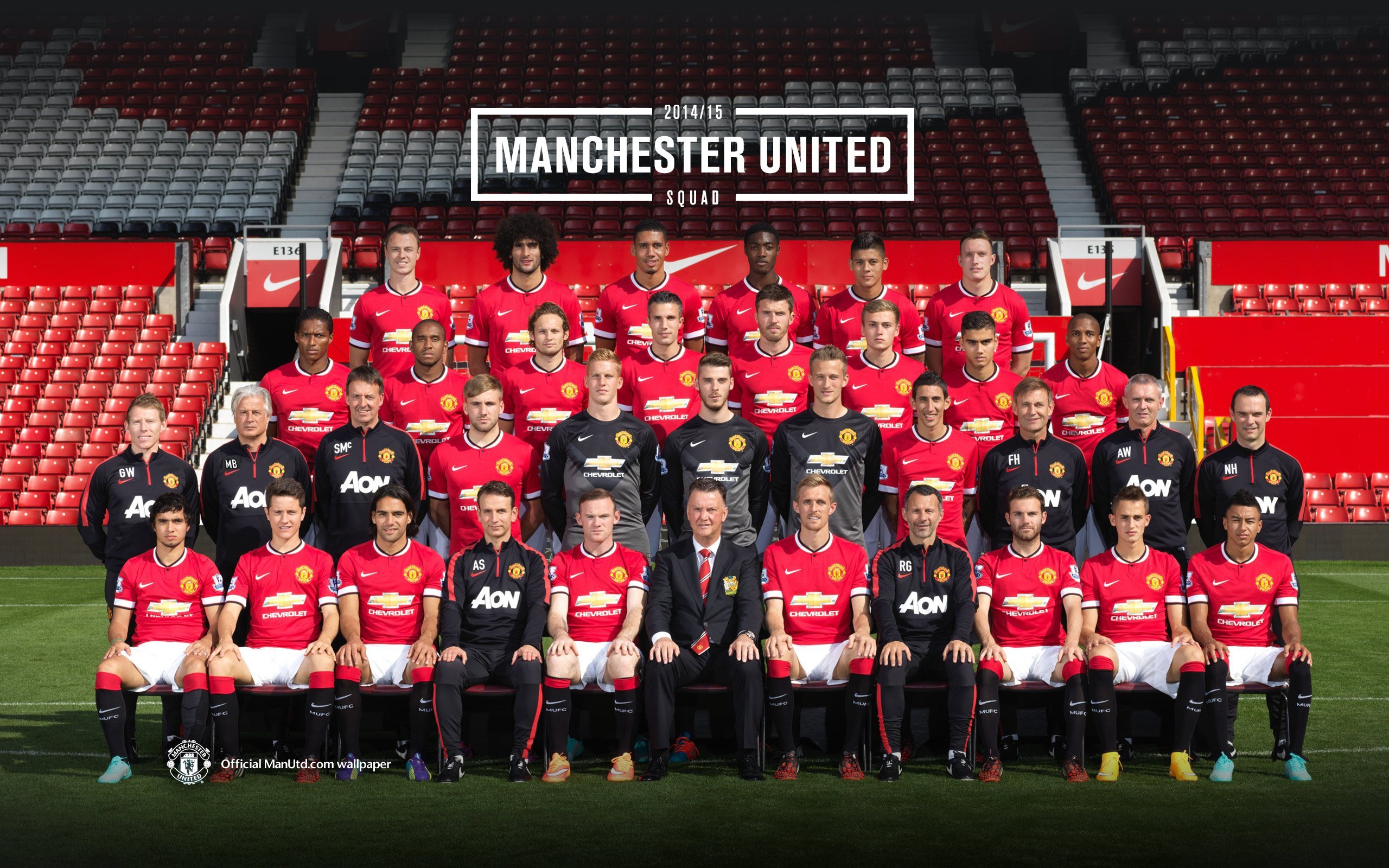 Фото команды Манчестер Юнайтед 2014