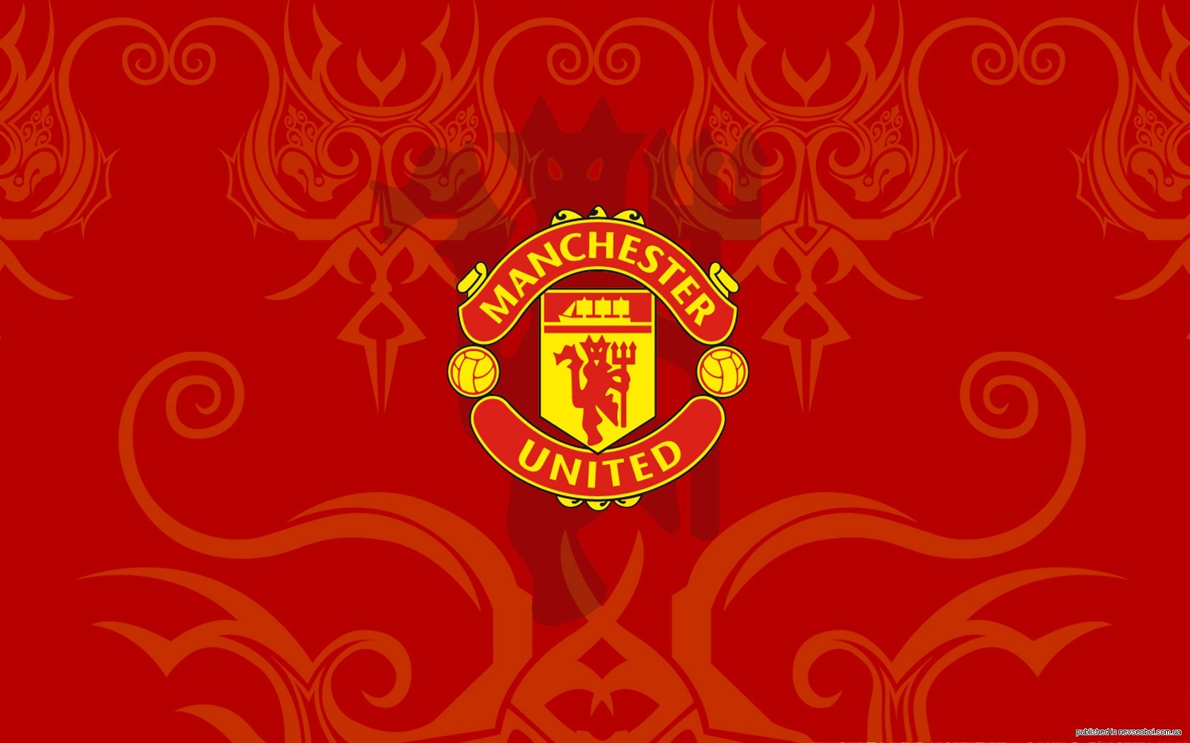 Лого Манчестер Юнайтед черный