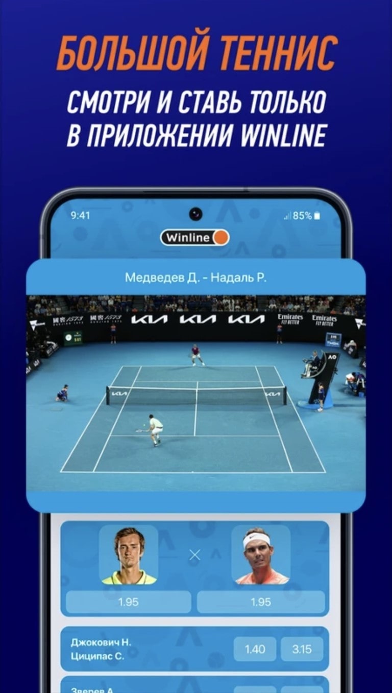 Приложение «Тенниси» на Айфон: скачать, обзор - Рейтинг Букмекеров