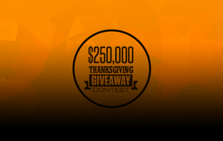 Акция «$250,000 Thanksgiving Giveaway» от БК Betnow