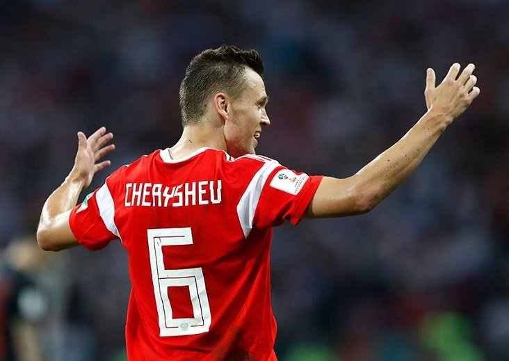 Денис Черышев уже на протяжении года - самый результативный игрок в сборной России