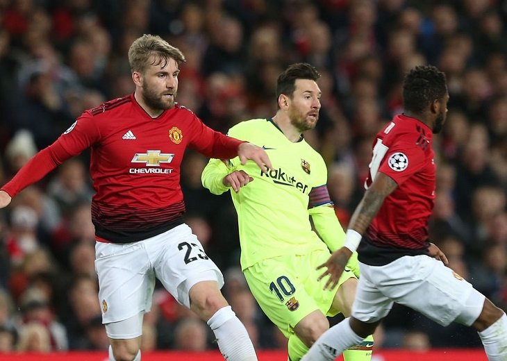 Исход матча с "Барселоной" решил автогол Люка Шоу