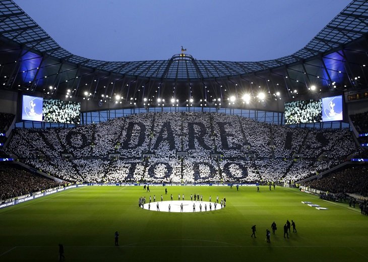 Новый стадион "Тоттенхэма" принял свой первый матч Лиги чемпионов