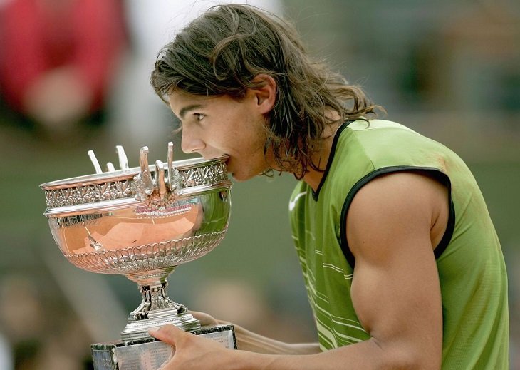 Первая победа Надаля на "Ролан Гаррос" в 2005 году