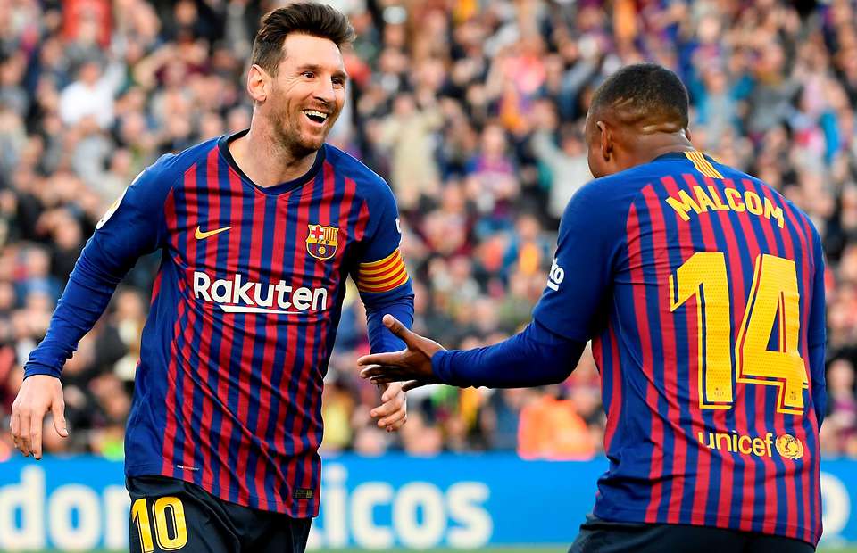 Малком провел предыдущий сезон в "Барселоне" рядом с Месси