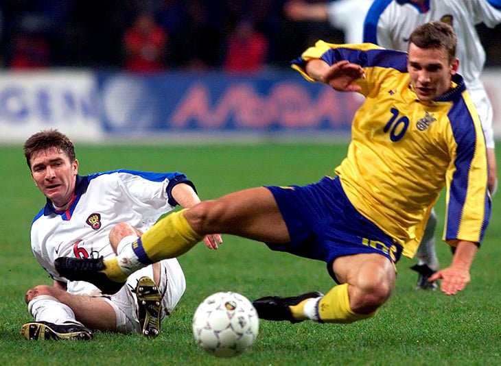 Юрий Дроздов в том матче закрыл Андрея Шевченко