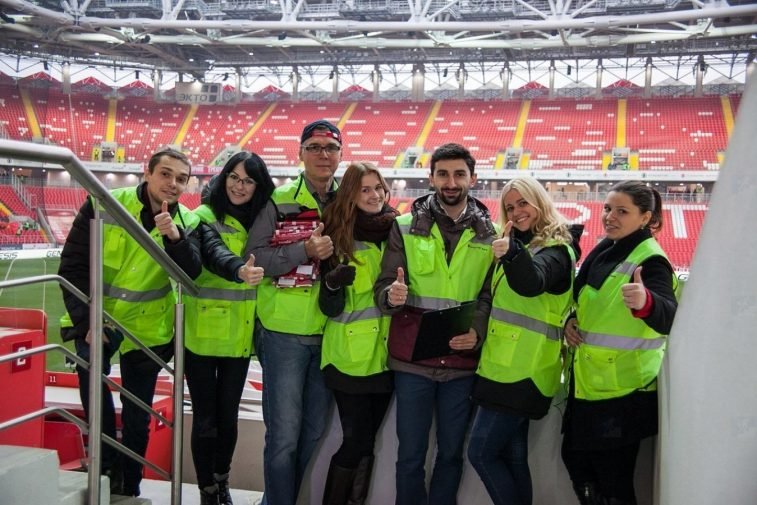 Стюарды на "Открытие-Арене"