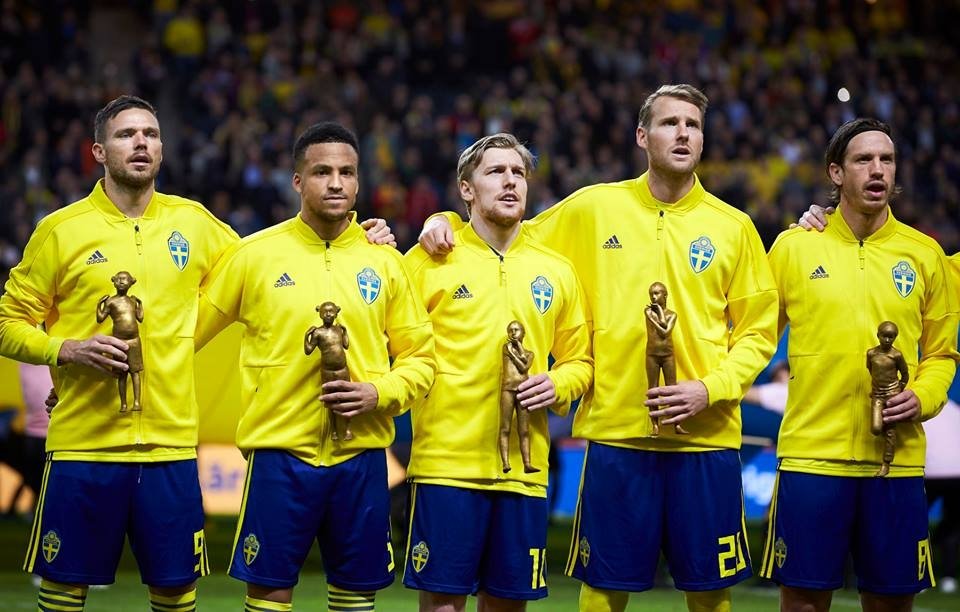Сколько раз становилась чемпионом сборная команда швеции. Сборная Швеции по футболу. Сборная Швеции по футболу 2018. Футбольная команда Швеции. Швеция футбол сборная.