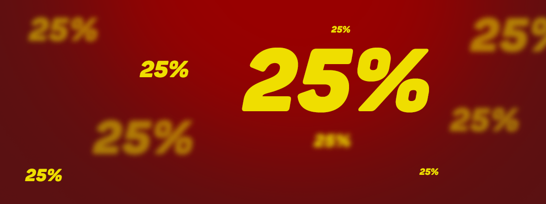 Бонус 25% на каждый депозит от БК Tennisi.com