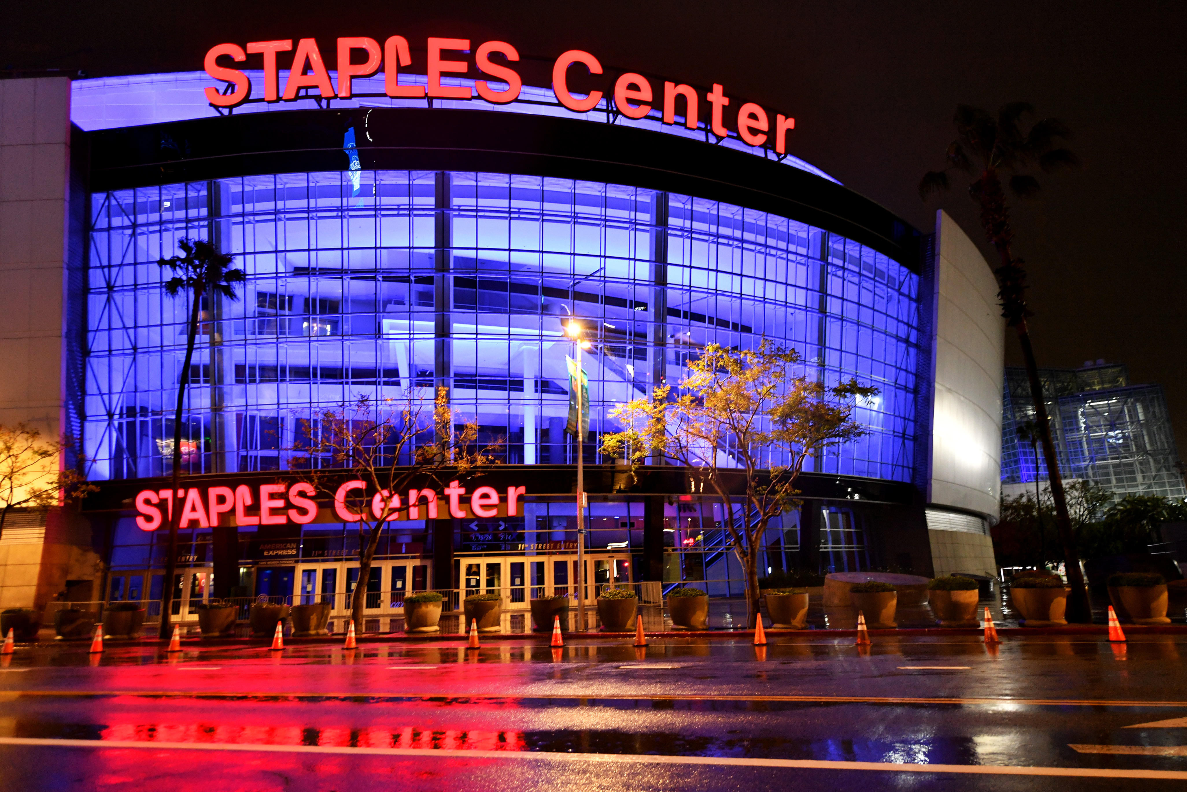 Across U.S., Stadiums, Landmarks Illuminated In Blue To Honor Essential Workers