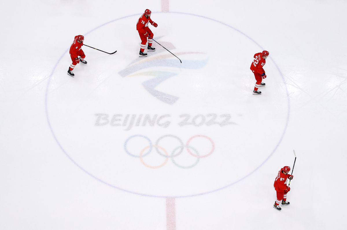 Сборная России (ОКР) по хоккею на ОИ-2022. Фото: Bruce Bennett/Getty Images