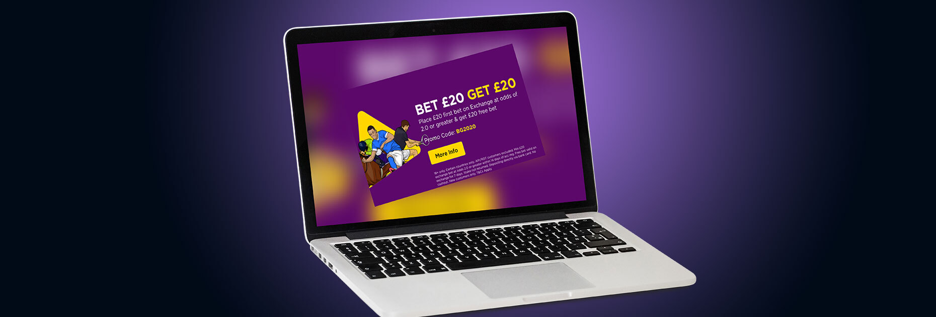 Фрибет на сумму 20 фунтов стерлингов за первую ставку от БК Betdaq