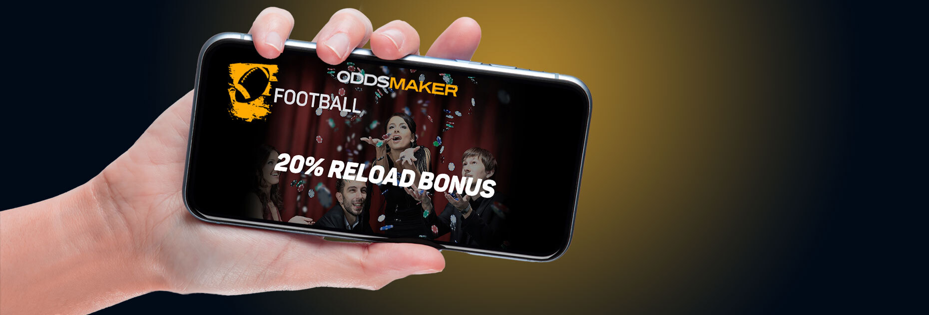 Фрибет за пополнение счета от БК Oddsmaker