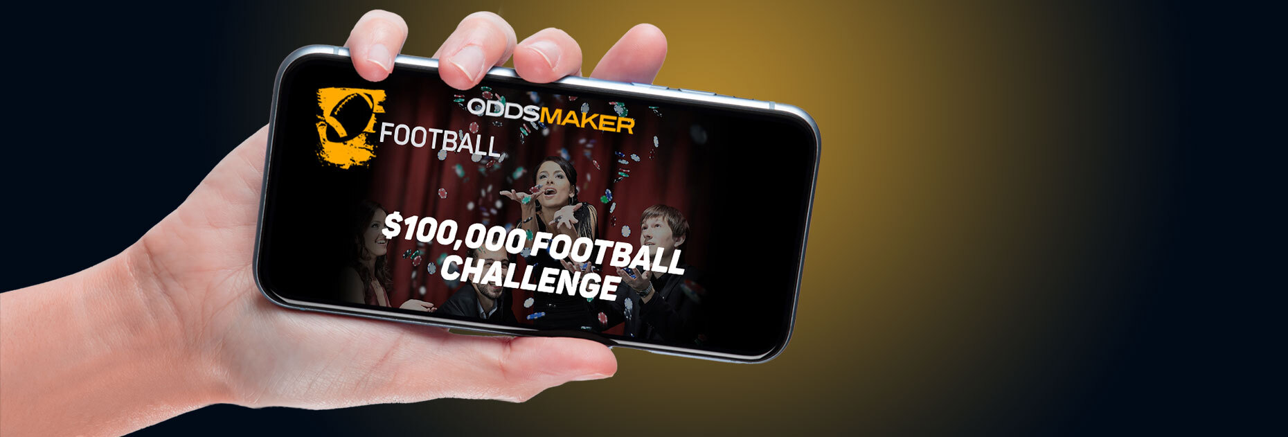 Акция на $100 000 от БК Oddsmaker