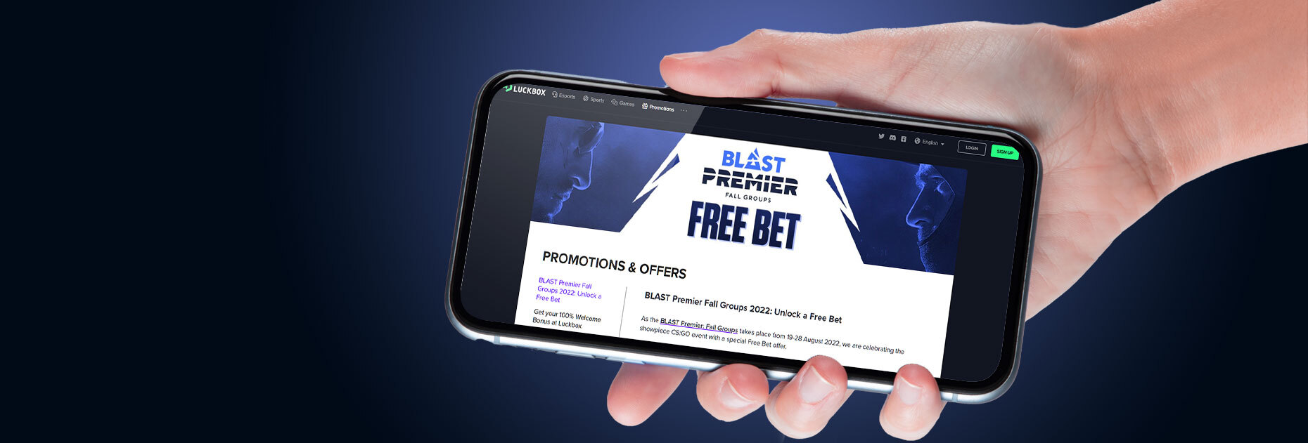 Приветственный бонус до 100 евро на первый депозит от БК Luckbox