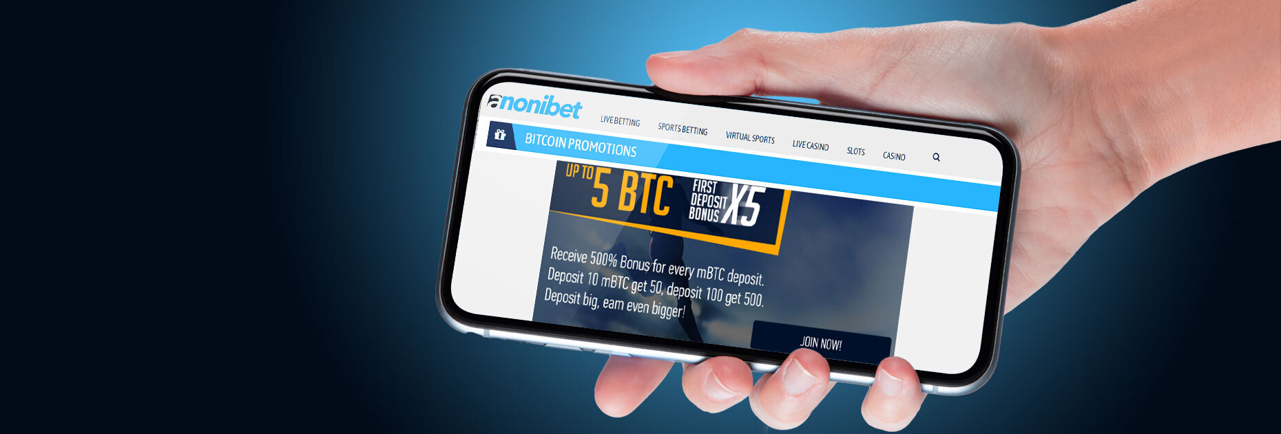 Приветственный бонус до 5 BTC от БК Anonibet
