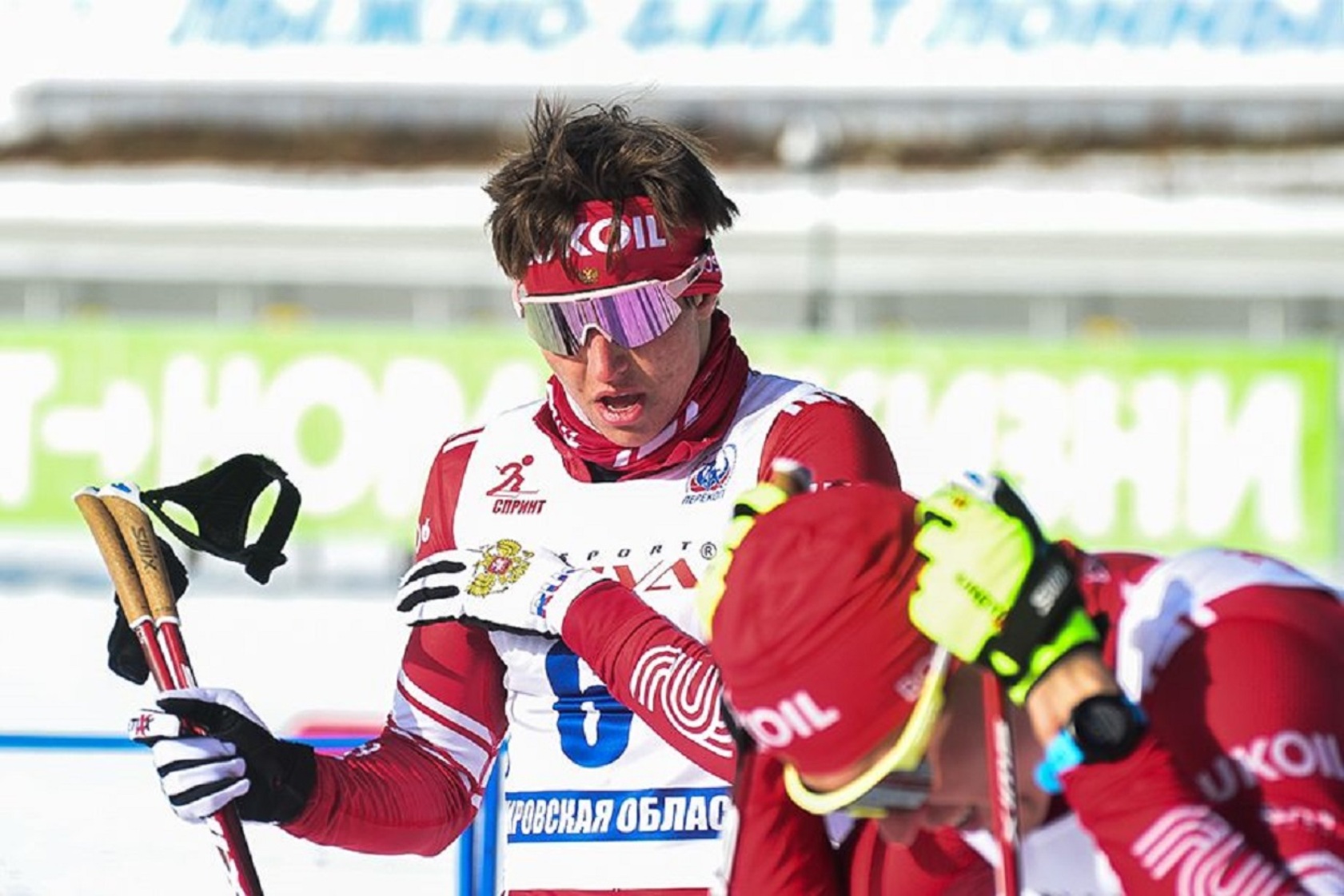 Спринт мужчины чемпионат россии. Коростелев лыжные гонки.