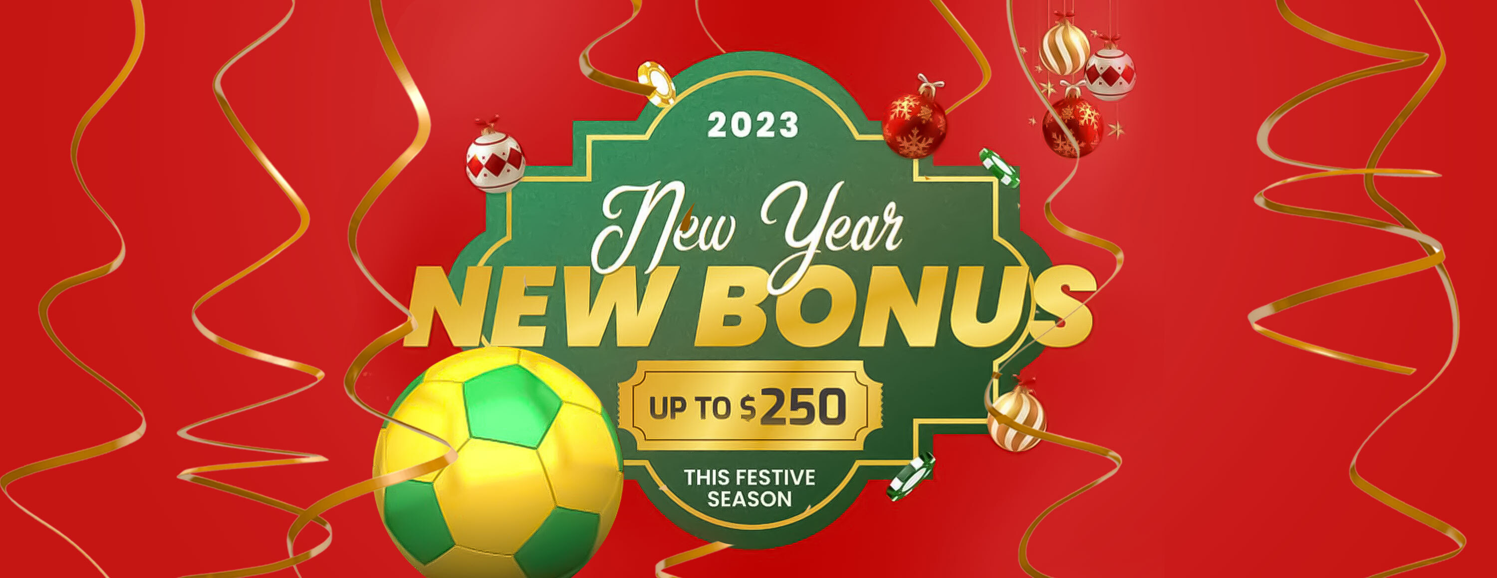 Новогодний бонус 250 USD от БК Vodds