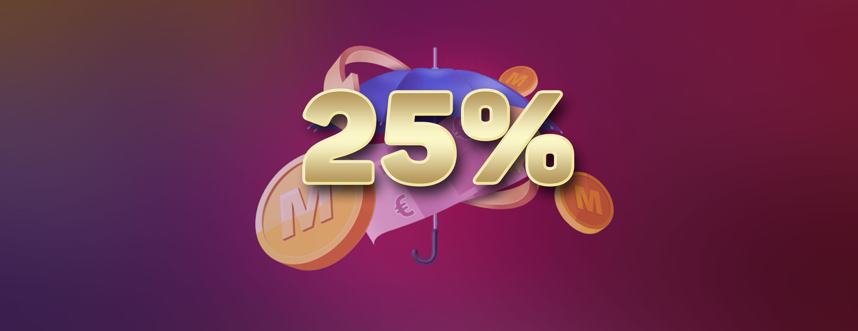 Бонус 25% к депозиту за каждое пополнение счета от БК Tennisi.com