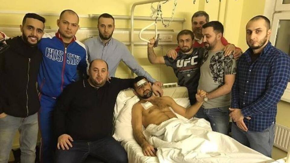 Расул Мирзаев в больнице после избиения