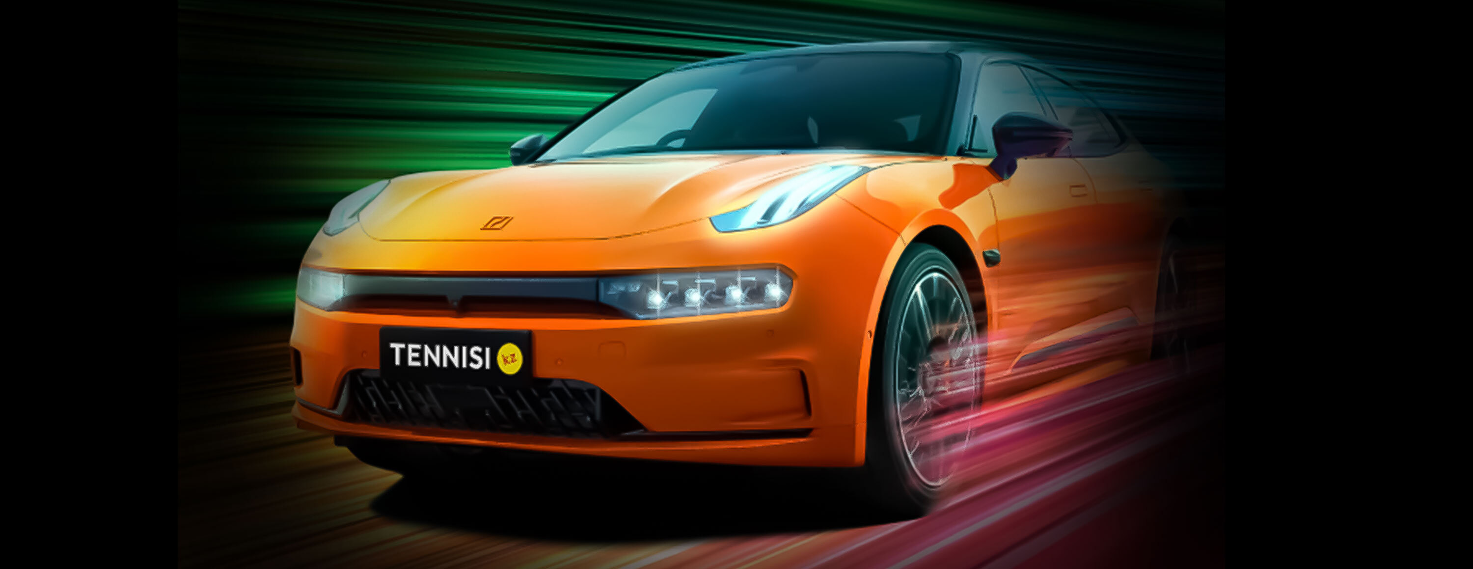 Розыгрыш Zeekr 001 от БК Tennisi.kz