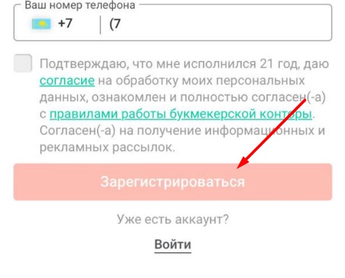 Подтверждение регистрации в бк pin up kz