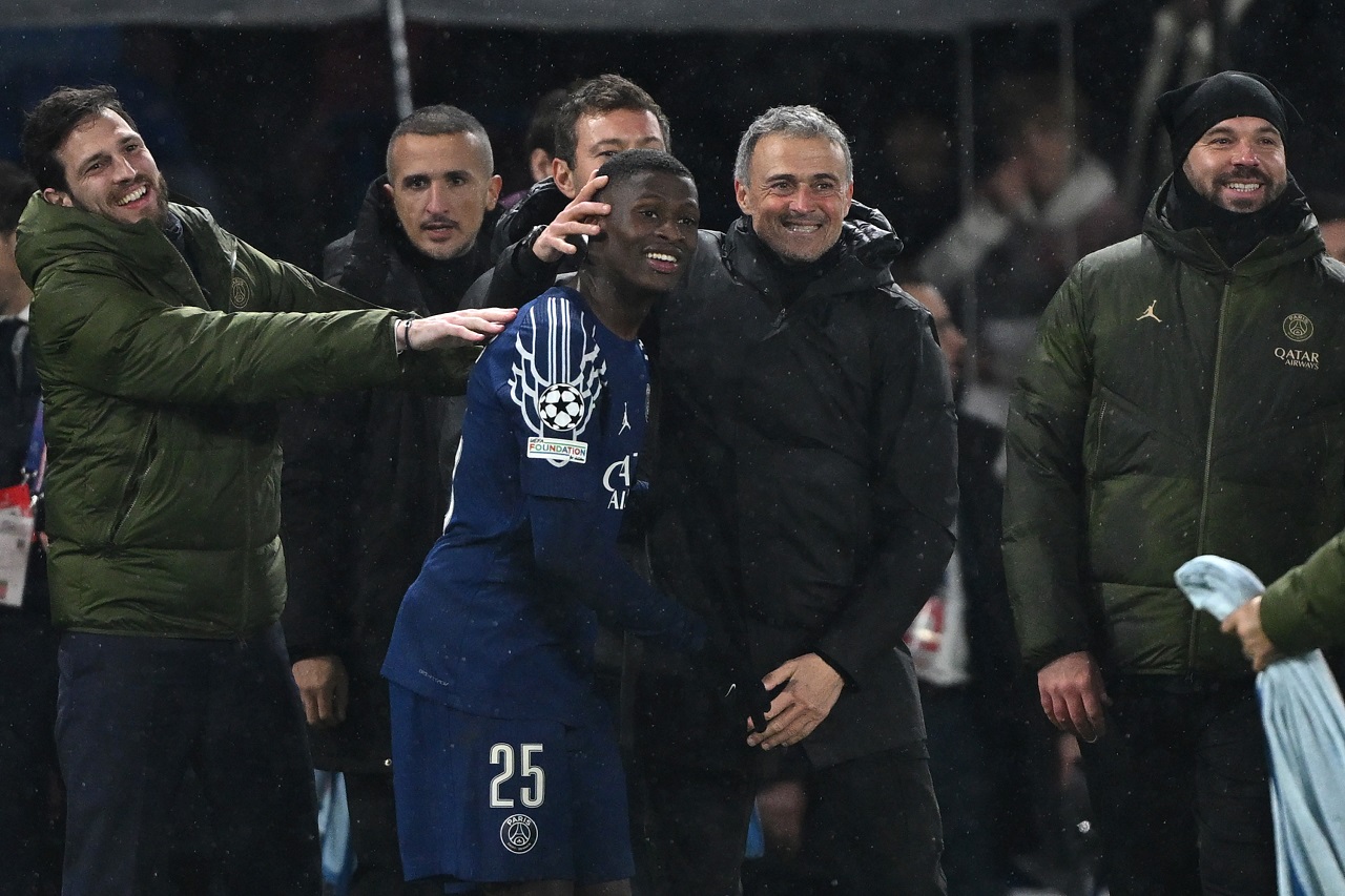 Луис Энрике и Нуну Мендеш, «Пари Сен-Жермен» (фото: Mike Hewitt/Getty Images)