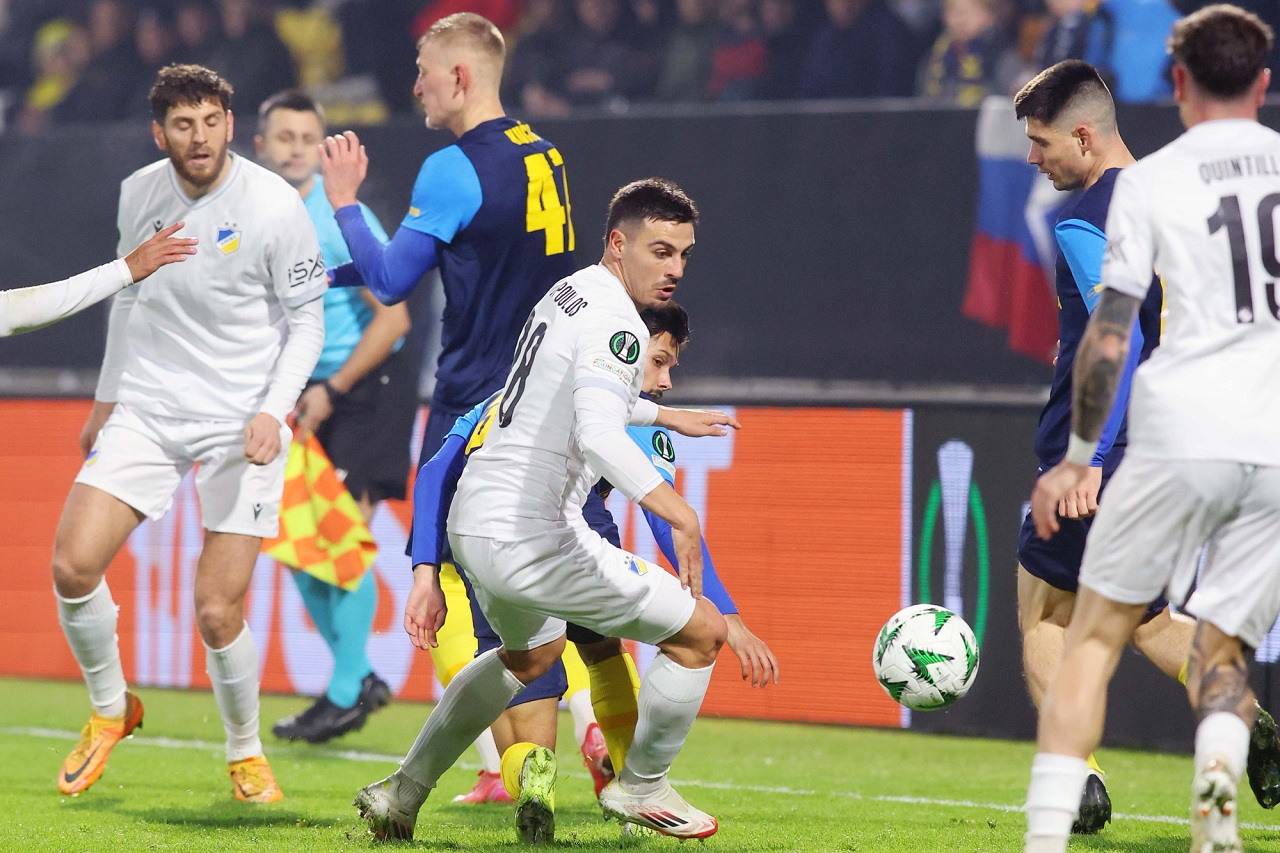 АПОЭЛ – «Целье» (фото: соцсети кипрского клуба)