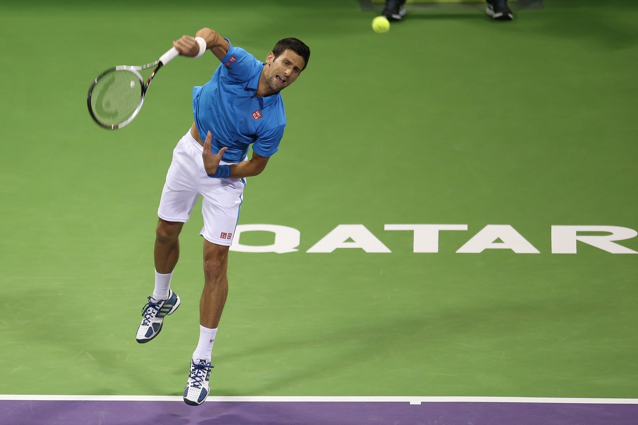 Новак Джокович, Qatar Open в Дохе (фото: AK BijuRaj/Getty Images)