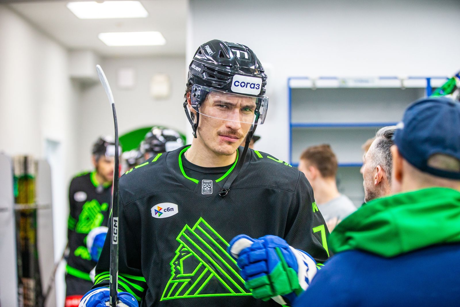 Нападающий «Салавата Юлаева» Денис Ян. Фото: hcsalavat.ru