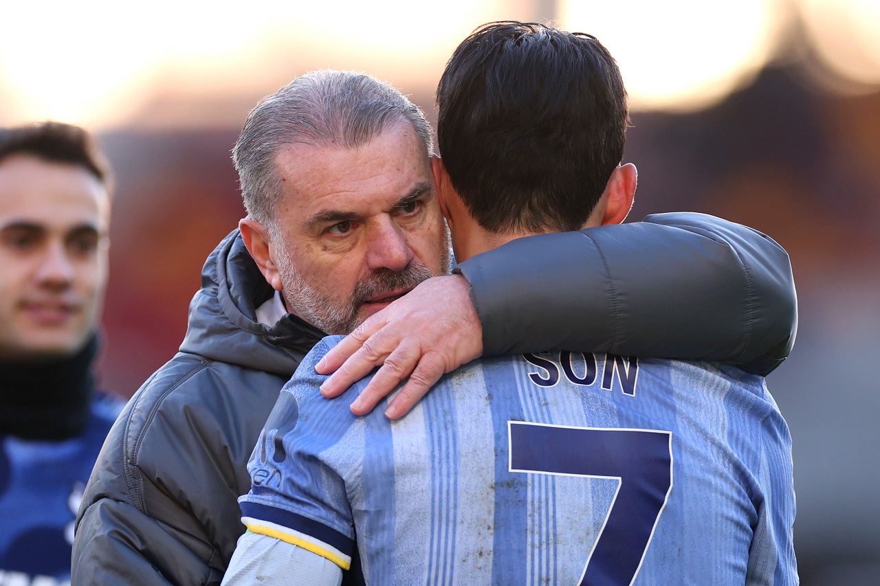 Эндж Постекоглу и Хынмин Сон, «Тоттенхэм» (фото: Ryan Pierse/Getty Images)