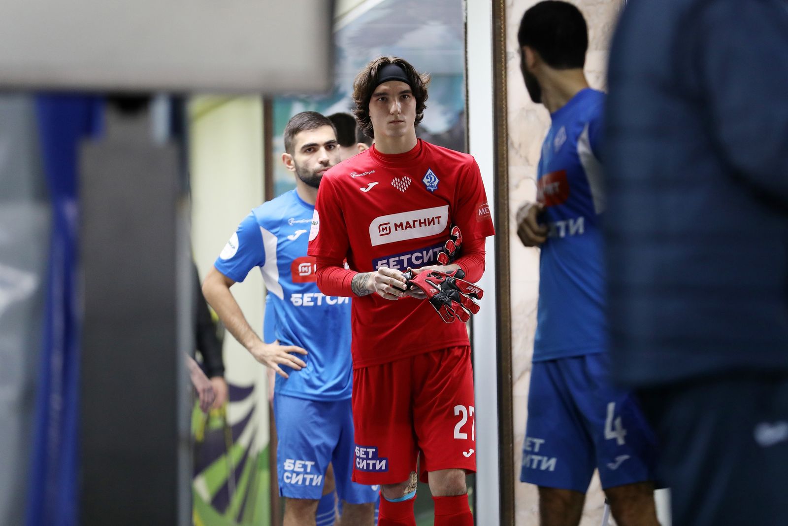 Вратарь махачкалинского «Динамо» Давид Волк. Фото: dinamo-mx.ru