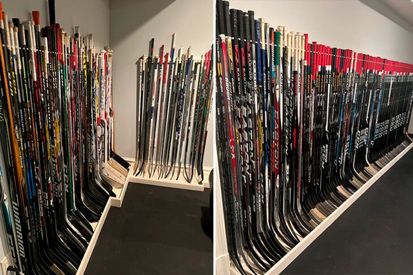 Коллекция клюшек Александра Овечкина. Фото: личный архив